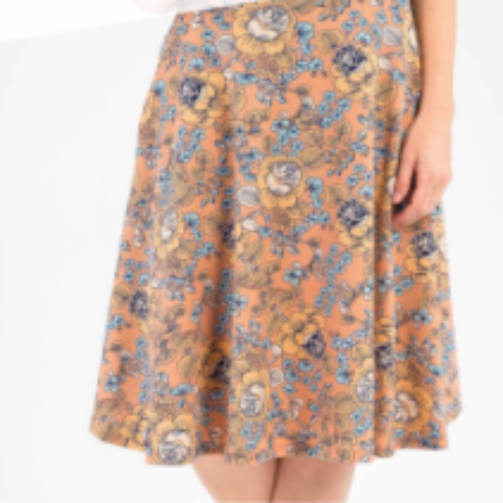 Midi Skirt Blush and Gold